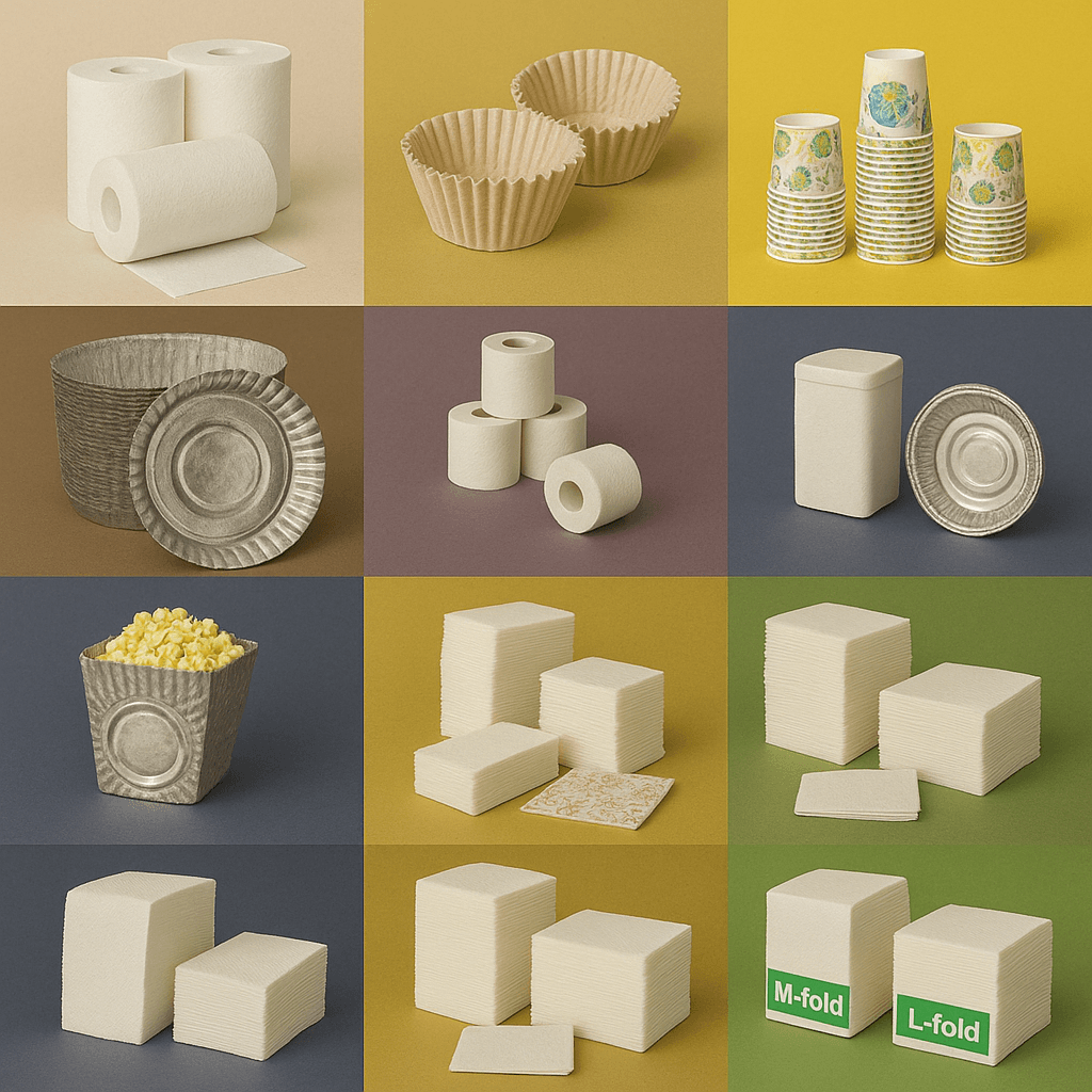 Kiran Paper Products range